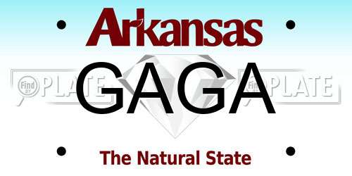 GAGA Arkansas License Plate