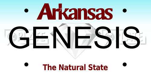 GENESIS Arkansas License Plate