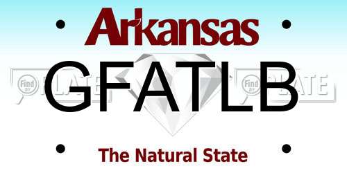 GFATLB Arkansas License Plate