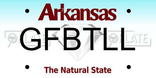 GFBTLL Arkansas License Plate