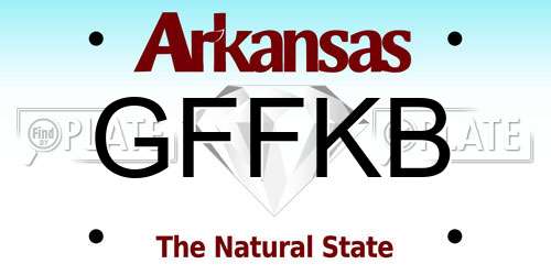 GFFKB Arkansas License Plate