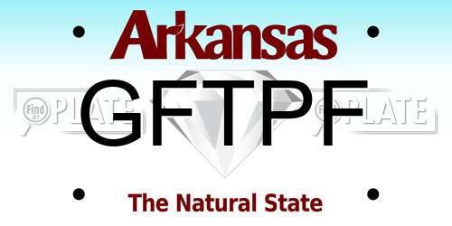 GFTPF Arkansas License Plate