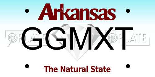 GGMXT Arkansas License Plate