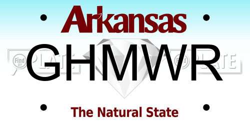 GHMWR Arkansas License Plate