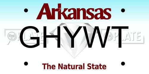 GHYWT Arkansas License Plate