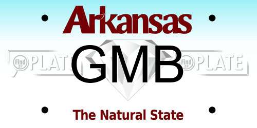 GMB Arkansas License Plate