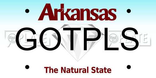 GOTPLS Arkansas License Plate