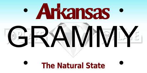 GRAMMY Arkansas License Plate