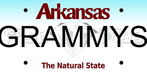 GRAMMYS Arkansas License Plate