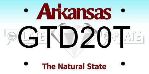GTD20T Arkansas License Plate