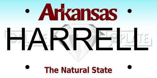 HARRELL Arkansas License Plate