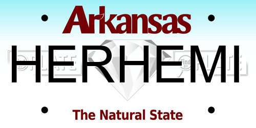 HERHEMI Arkansas License Plate