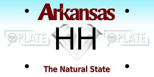 HH Arkansas License Plate
