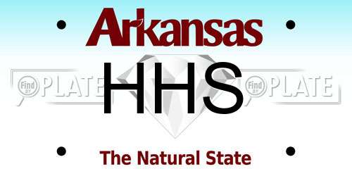 HHS Arkansas License Plate