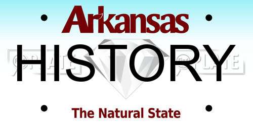 HISTORY Arkansas License Plate
