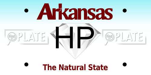 HP Arkansas License Plate