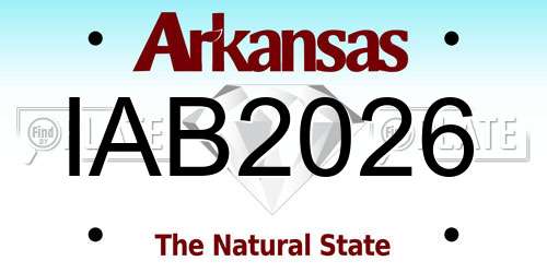 IAB2026 Arkansas License Plate