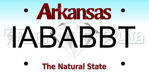 IABABBT Arkansas License Plate