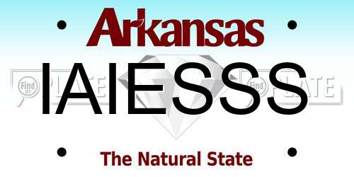 IAIESSS Arkansas License Plate