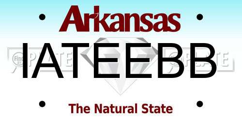 IATEEBB Arkansas License Plate