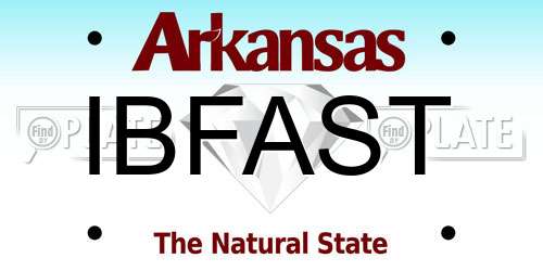 IBFAST Arkansas License Plate