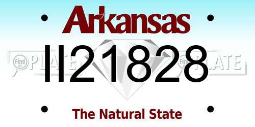 II21828 Arkansas License Plate