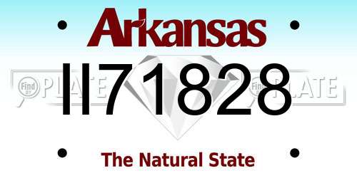 II71828 Arkansas License Plate