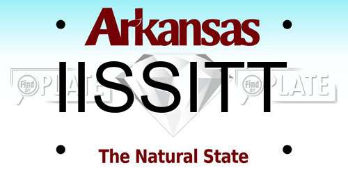 IISSITT Arkansas License Plate