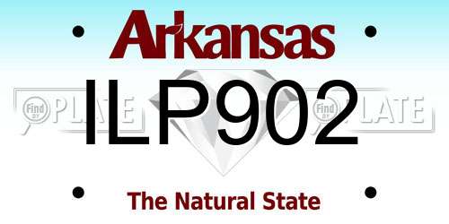 ILP902 Arkansas License Plate