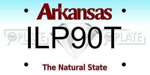 ILP90T Arkansas License Plate