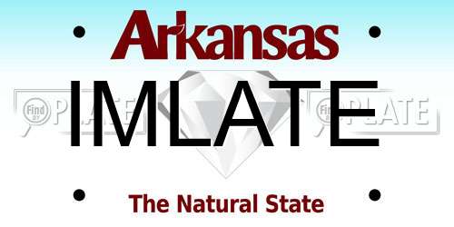 IMLATE Arkansas License Plate
