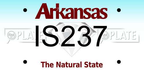 IS237 Arkansas License Plate
