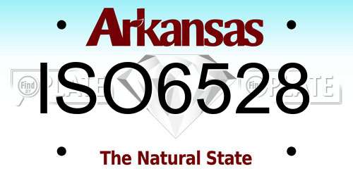 ISO6528 Arkansas License Plate