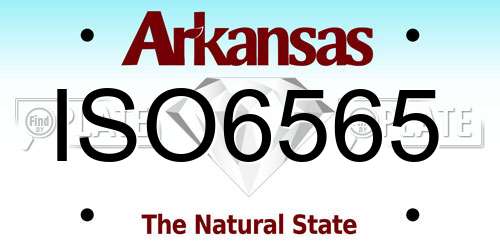 ISO6565 Arkansas License Plate