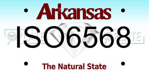 ISO6568 Arkansas License Plate