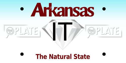 IT Arkansas License Plate