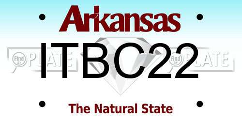 ITBC22 Arkansas License Plate
