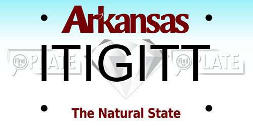 ITIGITT Arkansas License Plate