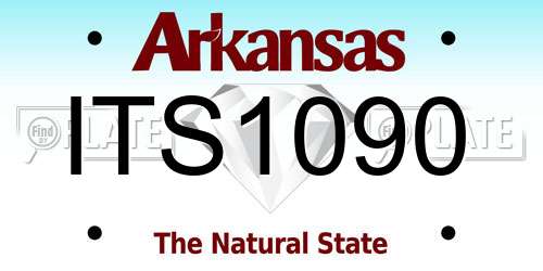 ITS1090 Arkansas License Plate