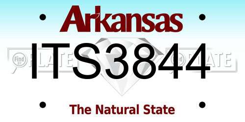ITS3844 Arkansas License Plate