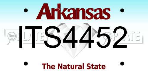 ITS4452 Arkansas License Plate