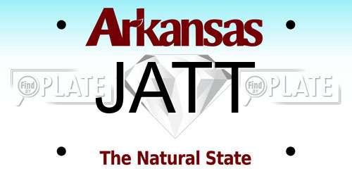 JATT Arkansas License Plate
