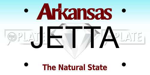 JETTA Arkansas License Plate