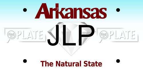 JLP Arkansas License Plate