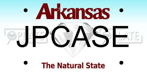 JPCASE Arkansas License Plate