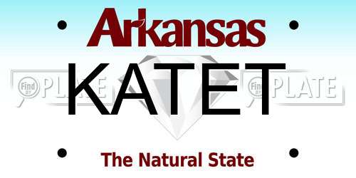 KATET Arkansas License Plate
