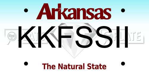 KKFSSII Arkansas License Plate
