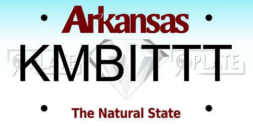 KMBITTT Arkansas License Plate