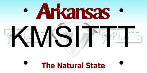 KMSITTT Arkansas License Plate
