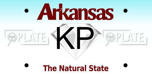 KP Arkansas License Plate